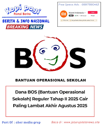 6 Efektivitas Pengelolaan Dana BOS (Bantuan Operasional Sekolah)